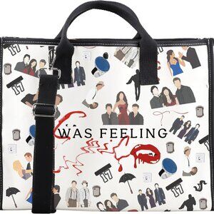 Horror Movie Gift Tote Bag Canvas Large Crossbody Purse for DandS Fans